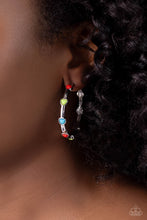 Load image into Gallery viewer, Affectionate Actress - Red Hoop Earrings