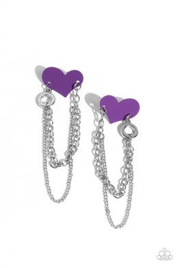 Altered Affection - Purple Earrings