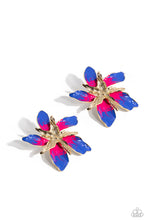Load image into Gallery viewer, Warped Wallflower - Multi Post Earrings