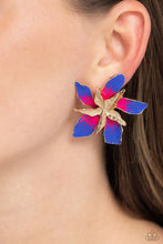 Load image into Gallery viewer, Warped Wallflower - Multi Post Earrings