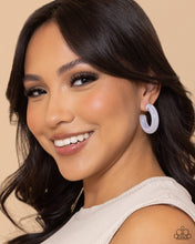 Load image into Gallery viewer, Glassy GAZE - White Earrings