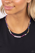Load image into Gallery viewer, Happy to See You - Pink Necklace