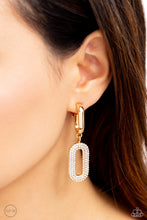 Load image into Gallery viewer, Linked Luxury - Gold Clip-On Earrings