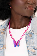 Load image into Gallery viewer, Fascinating Flyer - Pink Necklace