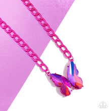 Load image into Gallery viewer, Fascinating Flyer - Pink Necklace