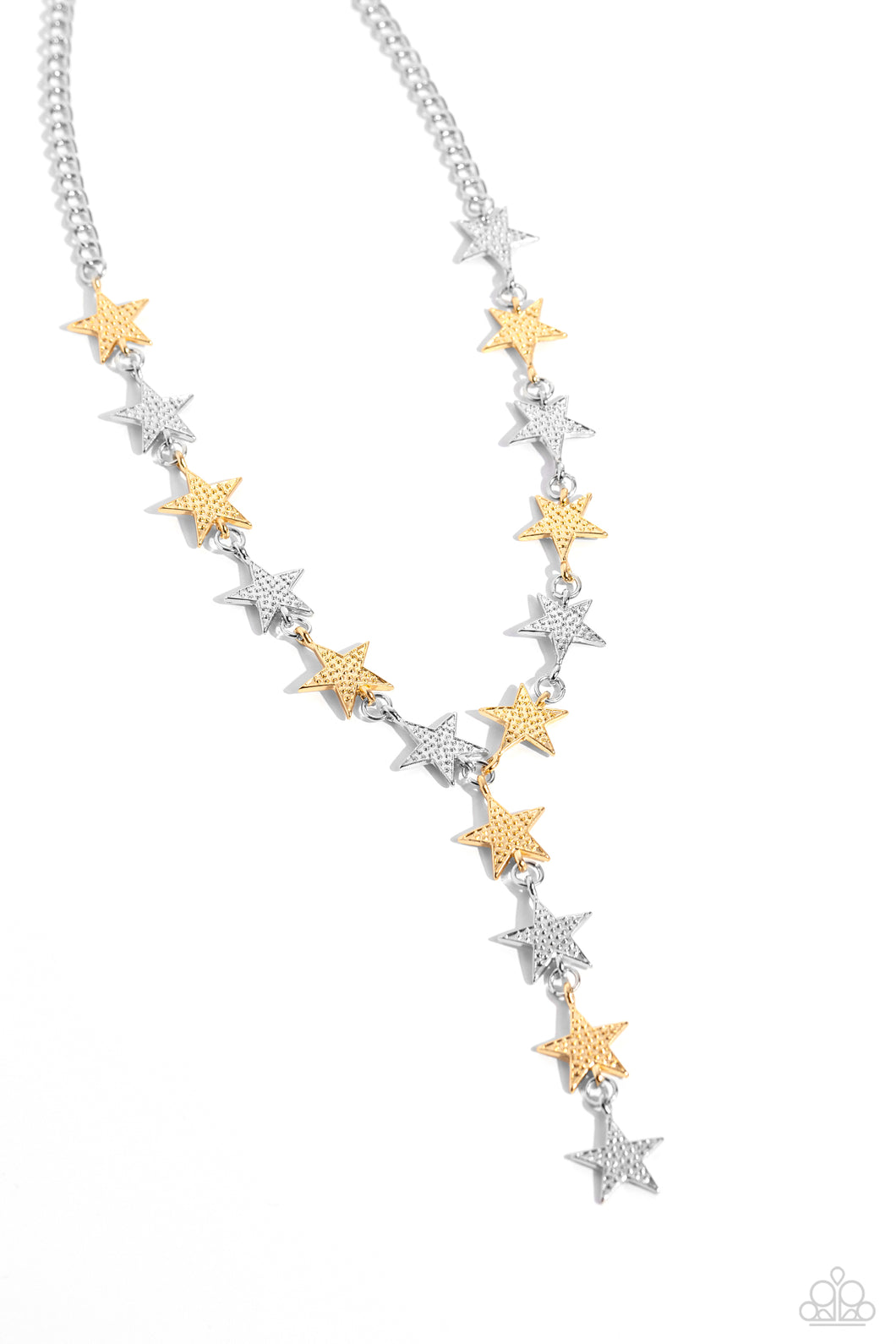 Reach for the Stars - Multi (Mixed Metals) Necklace