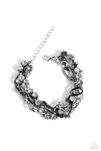 Load image into Gallery viewer, Two-Tone Taste - Silver Gunmetal Bracelet