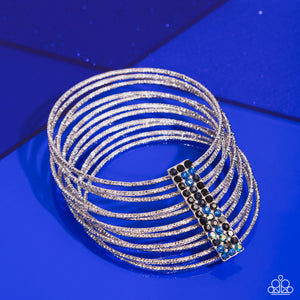 Shimmery Silhouette - Multicolor Bracelet