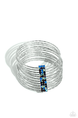 Shimmery Silhouette - Multicolor Bracelet
