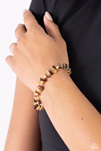 Chiseled Cameo - Brown Bracelet