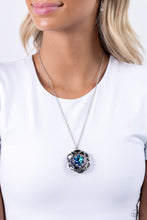 Load image into Gallery viewer, Flowering Fantasy - Blue Necklace