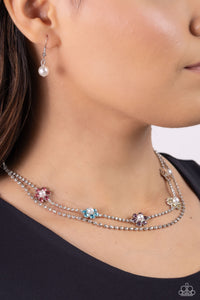 A SQUARE Beauty - Multicolor Necklace