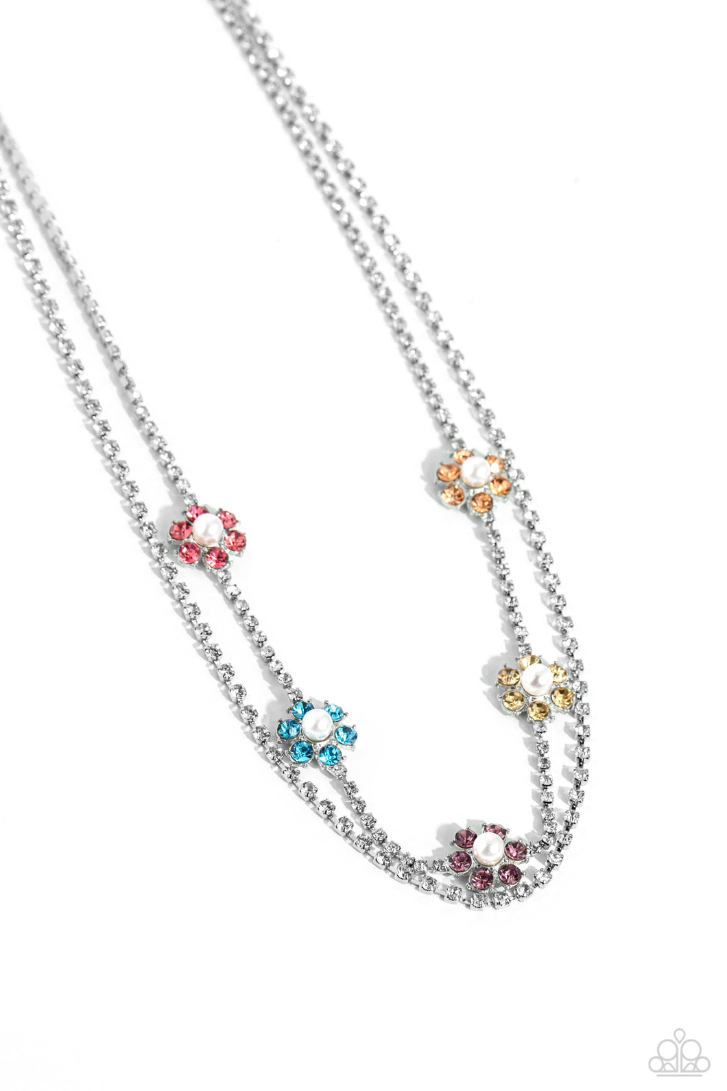 A SQUARE Beauty - Multicolor Necklace