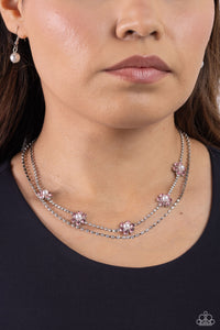 A SQUARE Beauty - Pink Necklace