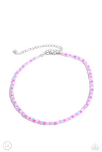 Load image into Gallery viewer, Colorfully GLASSY - Pink Choker Necklace