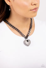 Load image into Gallery viewer, Ardent Affection - Black Gunmetal Necklace