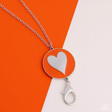 Load image into Gallery viewer, True to Your Heart - Orange Lanyard
