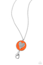 Load image into Gallery viewer, True to Your Heart - Orange Lanyard