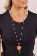 Load image into Gallery viewer, True to Your Heart - Orange Lanyard