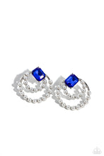 Load image into Gallery viewer, Double Standard - Blue Post Earrings