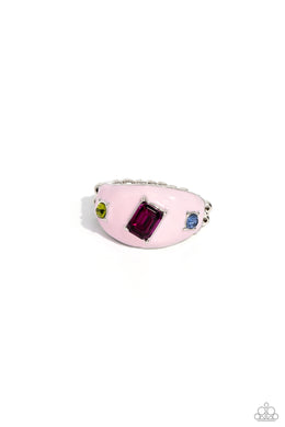 Blinding Behavior - Pink Dainty Ring