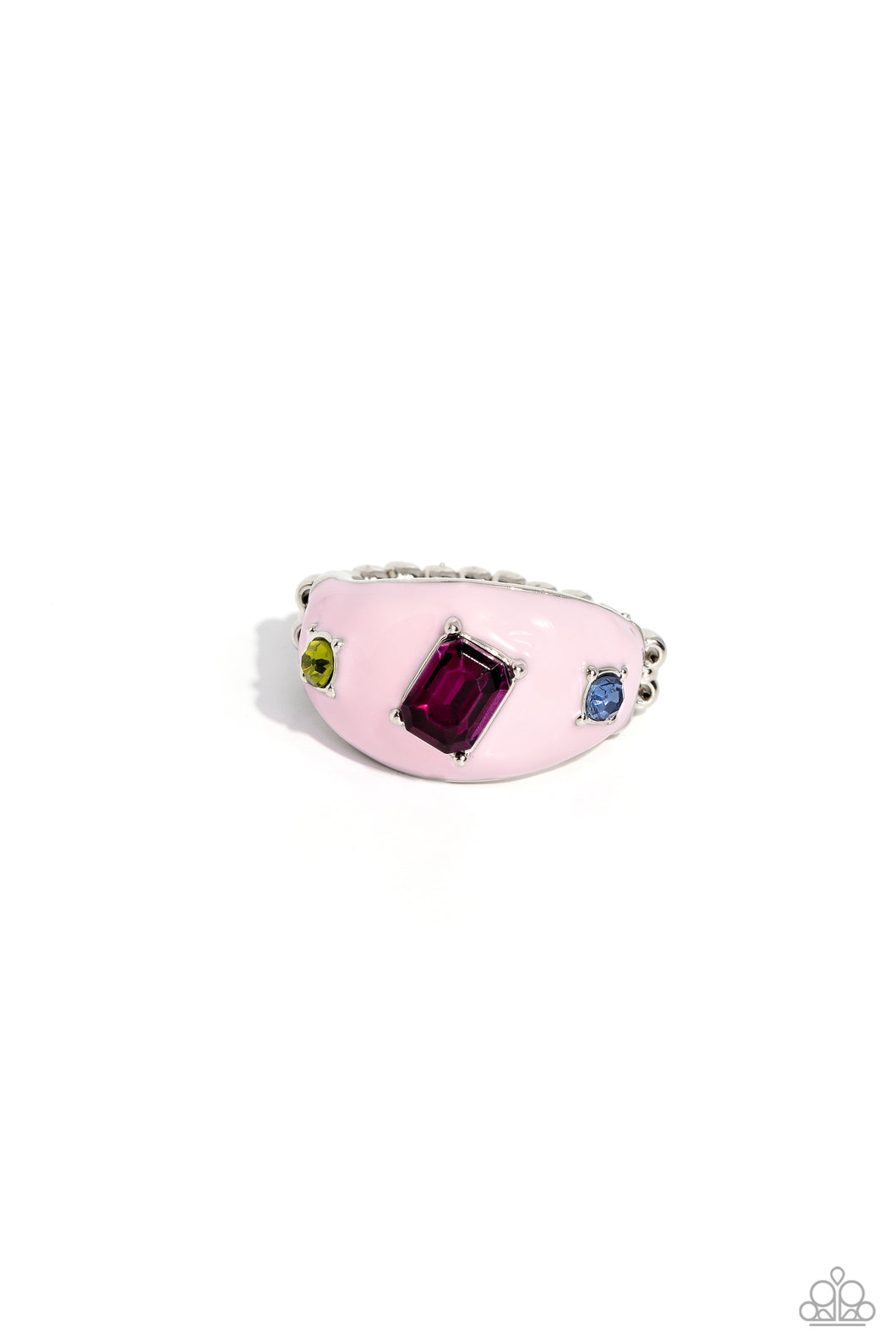 Blinding Behavior - Pink Dainty Ring