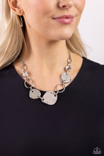 Load image into Gallery viewer, Asymmetrical Attention - White Necklace