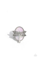 Load image into Gallery viewer, Dragonfly Dazzle - White Ring