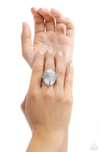Load image into Gallery viewer, Dragonfly Dazzle - White Ring