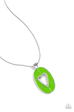 Load image into Gallery viewer, Airy Affection - Green Necklace