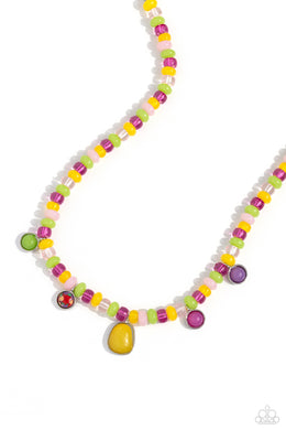 Colorfully California - Yellow Necklace