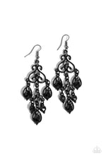 Load image into Gallery viewer, Regal Renovation - Black Earrings
