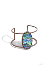 Load image into Gallery viewer, Enigmatic Energy - Copper Cuff Bracelet