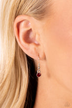 Load image into Gallery viewer, Textured Talent - Red Necklace