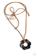 Load image into Gallery viewer, Tied Triumph - Black Necklace