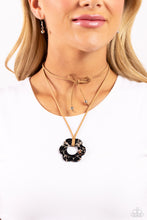 Load image into Gallery viewer, Tied Triumph - Black Necklace