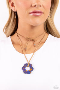 Tied Triumph - Multicolor Necklace