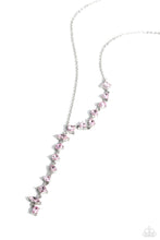 Load image into Gallery viewer, Diagonal Daydream - Pink Necklace