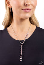 Load image into Gallery viewer, Diagonal Daydream - Pink Necklace