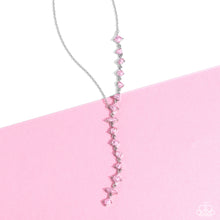 Load image into Gallery viewer, Diagonal Daydream - Pink Necklace