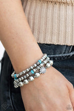 Load image into Gallery viewer, Garden Party Passion - Blue Set of Bracelets