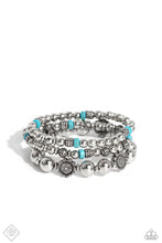 Load image into Gallery viewer, Garden Party Passion - Blue Set of Bracelets