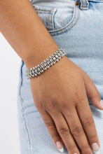 Load image into Gallery viewer, Corporate Confidence - White Stretchy Bracelet