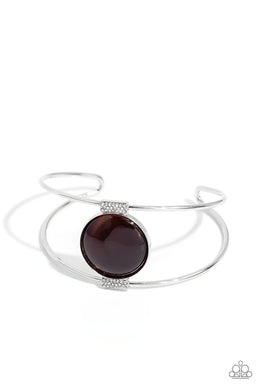 Candescent Cats Eye - Brown Cuff Bracelet