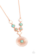 Load image into Gallery viewer, Sunburst Style - Copper Necklace