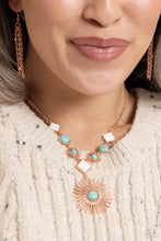 Load image into Gallery viewer, Sunburst Style - Copper Necklace