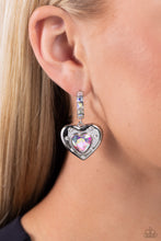 Load image into Gallery viewer, We Are Young - White Hoop Earrings
