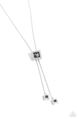 I Solemnly SQUARE - Silver Necklace