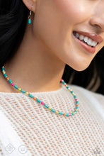 Load image into Gallery viewer, Arid Ambiance - Blue Choker Necklace