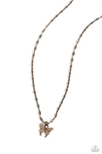Load image into Gallery viewer, High-Flying Hangout - Brass Necklace